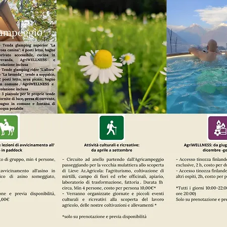 Luxury tent Lieve Agriglamping Experience Albosaggia