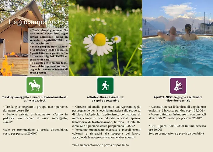 Luksusowy namiot Lieve Agriglamping Experience Albosaggia